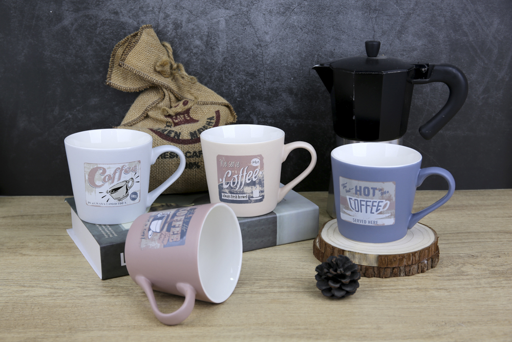 Чашка Fiora OldSchool бежева 410 мл