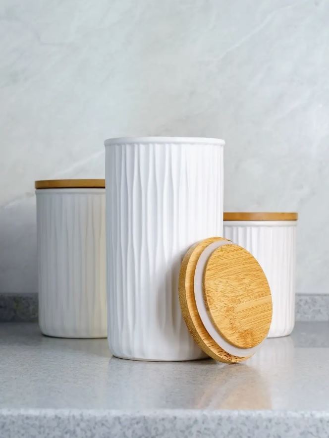 Емкость для хранения Smart Kitchen by Flamberg Kanto 18,6х10,3 см белая