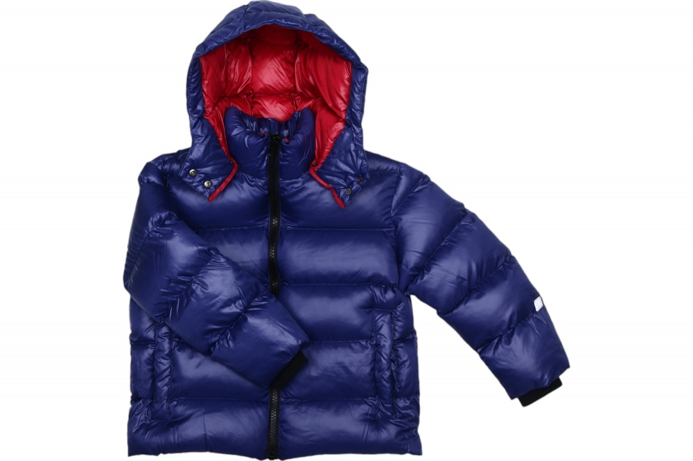 Куртка-пуховик для хлопчиків Luna Kids р.164 темно-синій 203MHAA008