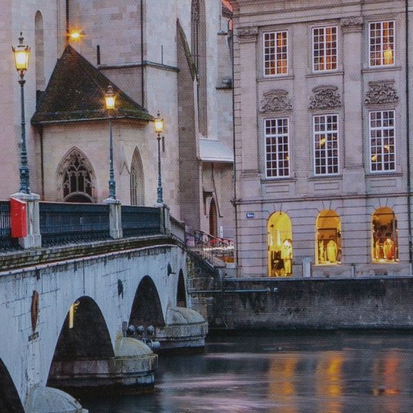 Репродукция Цюрих Швейцария 80x80 см 