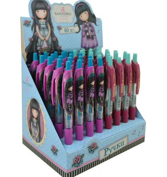 Ручка шариковая YES Santoro Little Song and Santoro Rosebud цвет в ассортименте 411893 