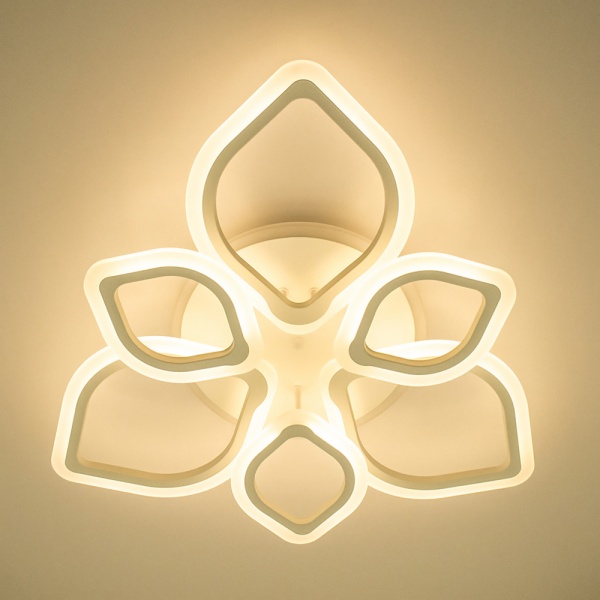 Люстра світлодіодна Luminaria 6R680/120 90 Вт білий AZALIA RGB 80W+10W 