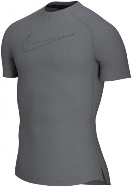 Футболка Nike M NP DF TIGHT TOP SS DD1992-068 р.XL світло-сірий