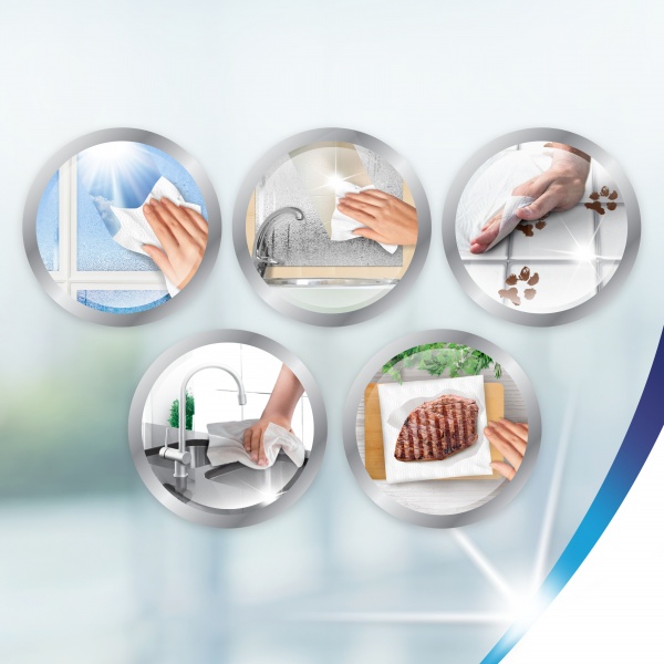 Бумажные полотенца Zewa Premium Extra Long Halfsheet 140 листов двухслойная 2 шт.