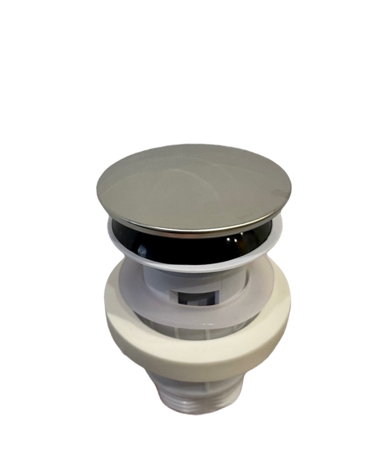 Выпуск сифона Water House нержавеющая пробка для умывальника CLICK-CLACK