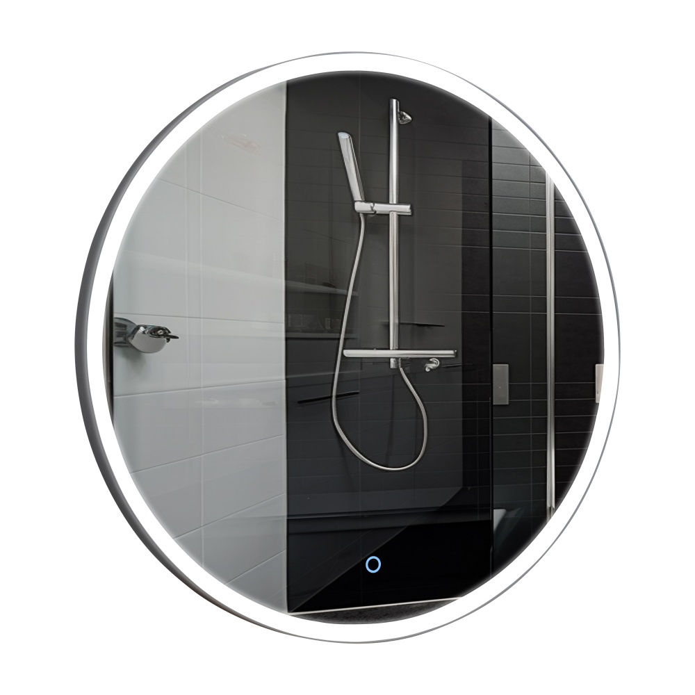 Зеркало со встроенной подсветкой Aqua Rodos Lorenzo black D-70 sensor