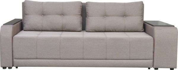 Диван прямий Кедр Плейн права ніша бежевий 2400x1030 мм