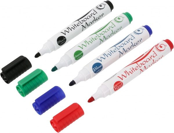 Набір маркерів Centrum для дошки 2-5 мм 4 шт. 80832 80832 різнокольоровий 