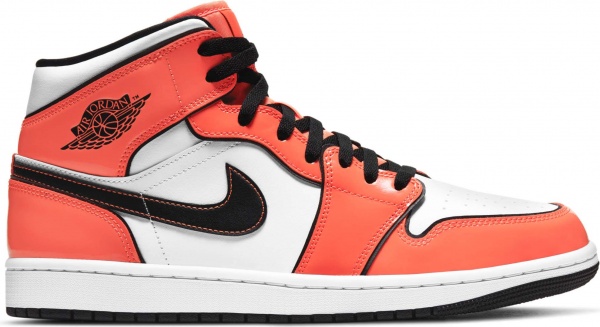 Кроссовки Jordan AIR JORDAN 1 MID SE DD6834-802 р.US 9 коралловый