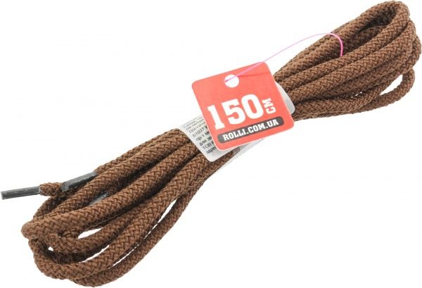 Шнурок Шнурок круглый коричневый 150 см (41606258)