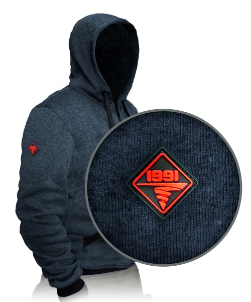 Худі 1991 ТМ АЙДАХО меланж 34123-11-5-56-5 р. 56/5 темно-синій