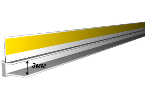 Профиль оконный примыкающий ШТУКАТУР 6 мм 2,5 м 