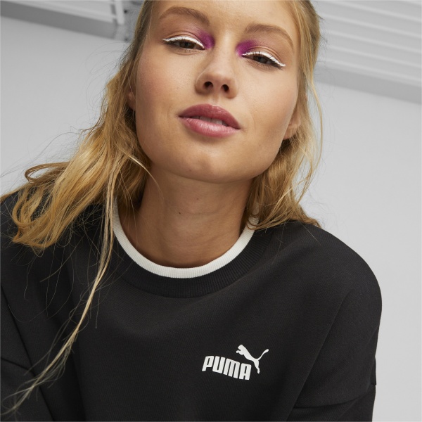Свитшот Puma PUMA POWER COLORBLOCK CREW TR 67363701 р.M черный