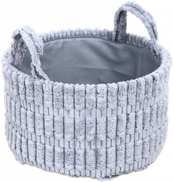 Корзина Velvet М 27х16 см EG92598W серый 