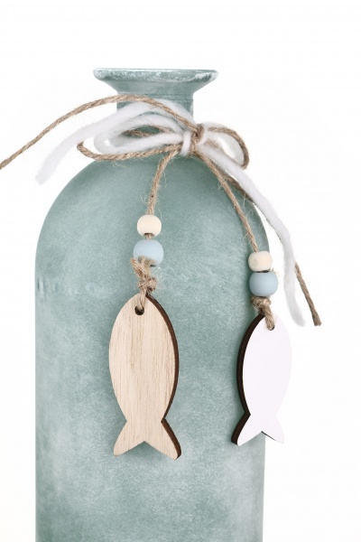 Набір ваз HOFF скляних Ocean breeze 3 шт бірюзовий/коричневий/білий 