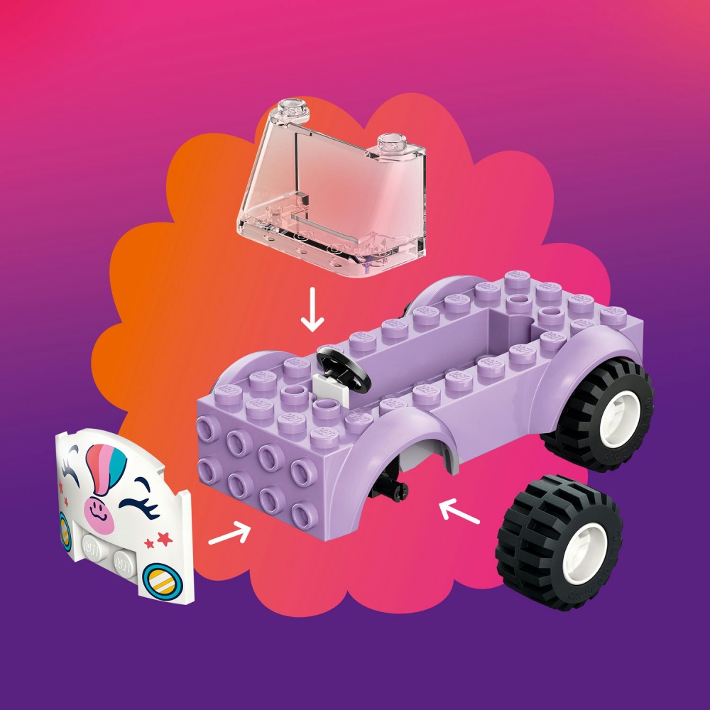 Конструктор LEGO Friends Автомобиль для доставки тортов с единорогами 42675