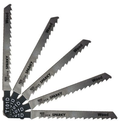 Набор полотен для лобзика Sparky T101D 5 шт