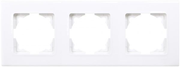 Рамка трехместная Viko Linnera универсальная белый 90480003