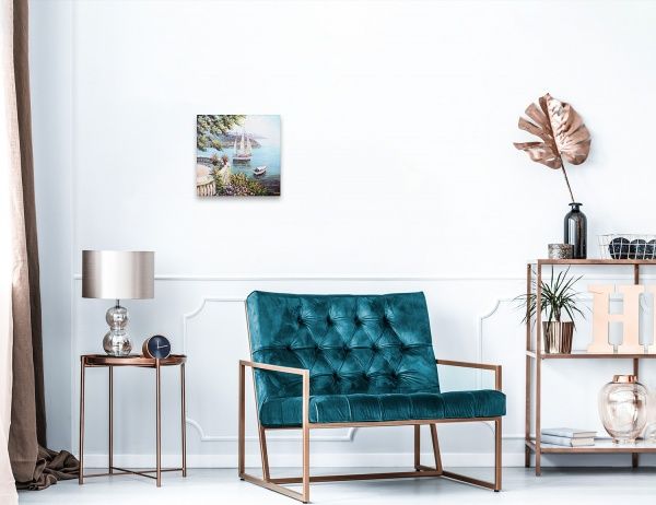 Репродукция Современный город 28-23 28x28 см 