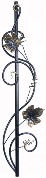 Стойка прямая с листьями 1000х200 мм