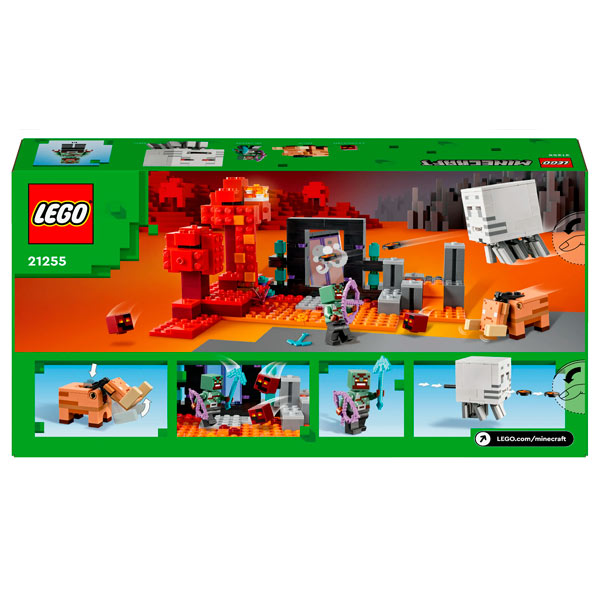Конструктор LEGO Minecraft Засідка біля порталу в Нижній світ 21255
