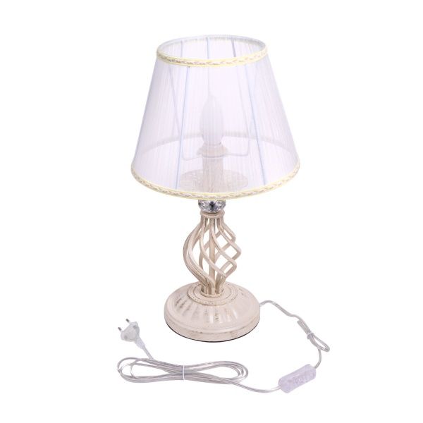 Настольная лампа Altalusse 1x40 Вт E14 кремовый/белый INL-6121T-11 Ivory white 
