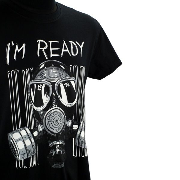 Футболка чоловіча Sol's Imperial 190 I'm Ready 11500309/86S р.S чорний