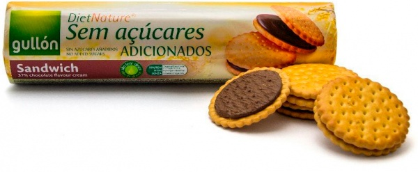 Печенье Gullon Diet Nature сендвич с шоколадной начинкой 8410376037784 250 г 