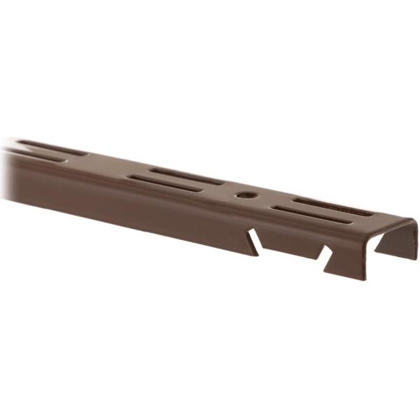 Стійка до гардеробної системи Kolchuga 25x1000 мм з подвійною перфорацією коричневий