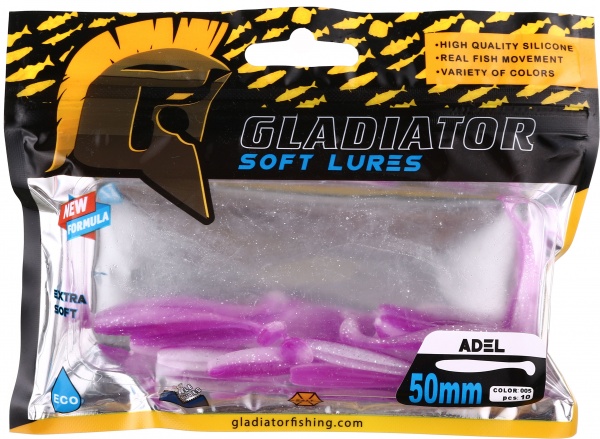 Силикон Gladiator 1008 50 мм 10 шт. ADEL - 2 #5