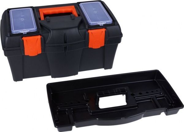 Скриня для ручного інструменту для дрібних деталей Prosperplast MUSTANG (550x267x270) з 2 органайзерами N22R 22