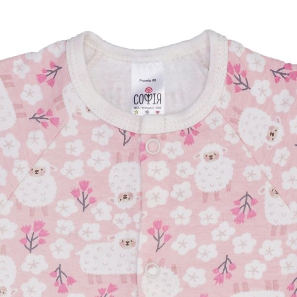 Человечек ТМ Софія Sheeps р.68 розовый 130168 