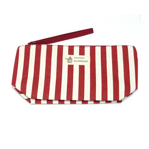 Косметичка Смужка B5108 червоний 