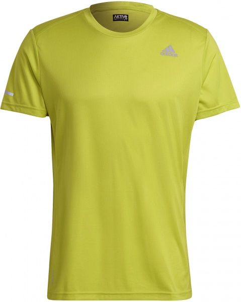 Футболка Adidas RUN IT TEE M GN2167 L салатовий