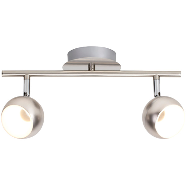 Спот Brilliant G58013/13 LED 2x7 Вт серый/металлик