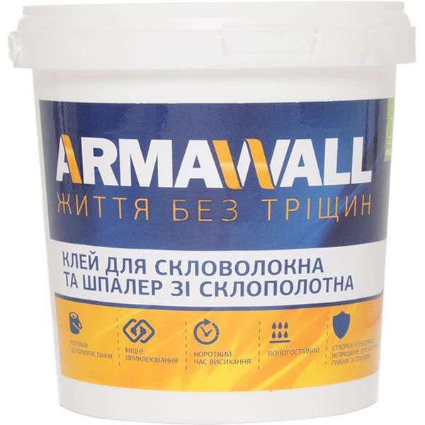 Клей ArmaWall для скловолокна та склошпалер 10 кг