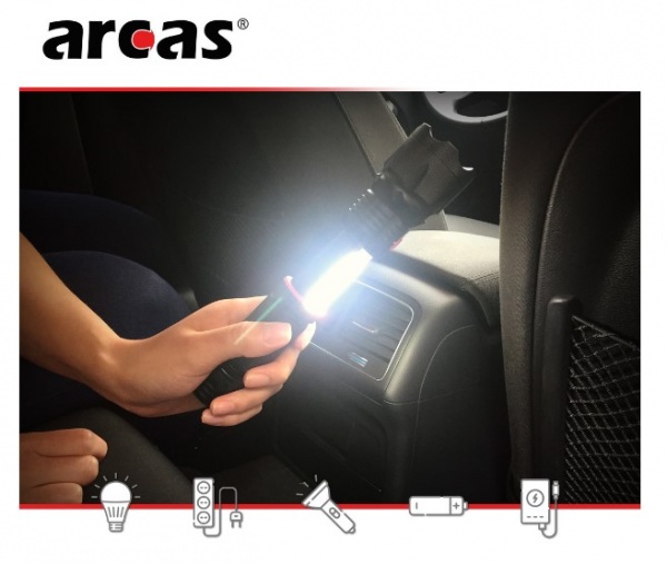 Ліхтар Arcas LED Flashlight 3в1 4*АAА Box