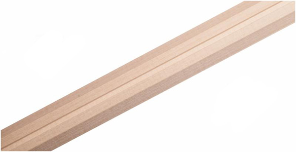 Уголок радиальный Woodprofile внутренний 25х25х2600 мм липа
