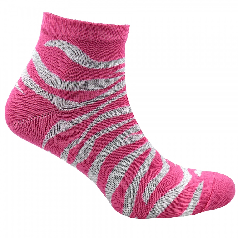 Носки женские Premier Socks с люрексом зебра р.23-25 розовый
