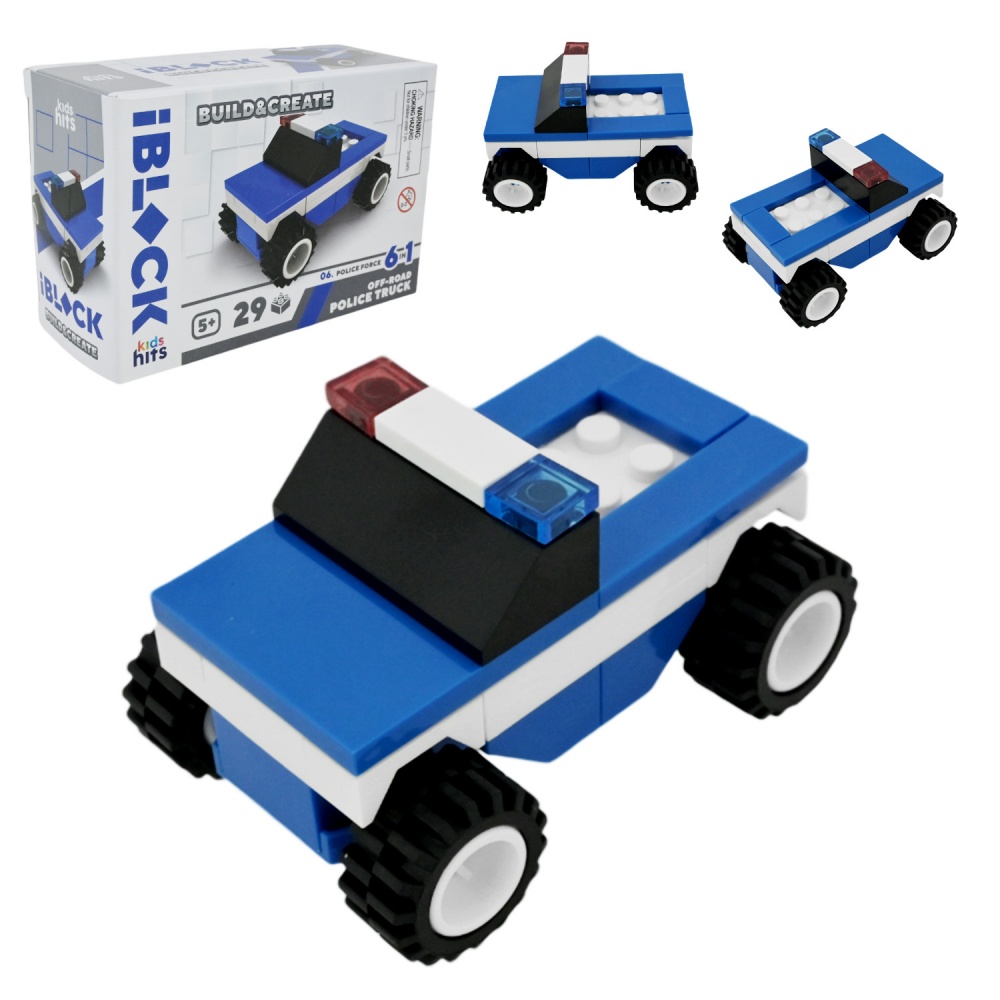 Конструктор Iblock Kids hits JUNIOR Полиция (в ассортименте) KH51/005