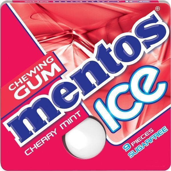 Жевательная резинка Perfetti - Van Melle Mentos Ice Вишня Мята 12.9 г  — фото 1