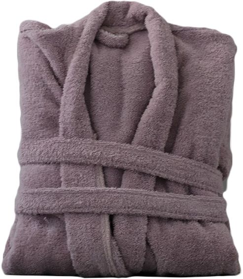 Халат махровый кимоно р. S лиловый 