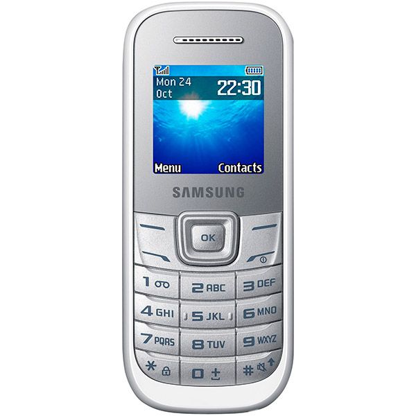 Телефон мобільний Samsung E1200 white