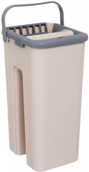 Комплект швабра и ведро с механическим отжимом для пола Fiora® SuperClean Compact 32 см 