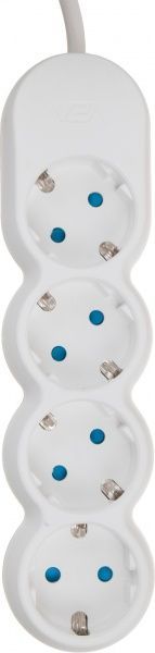 Подовжувач VEA VE2S4NWGR із заземленням 4 гн. білий 3 м 243103 