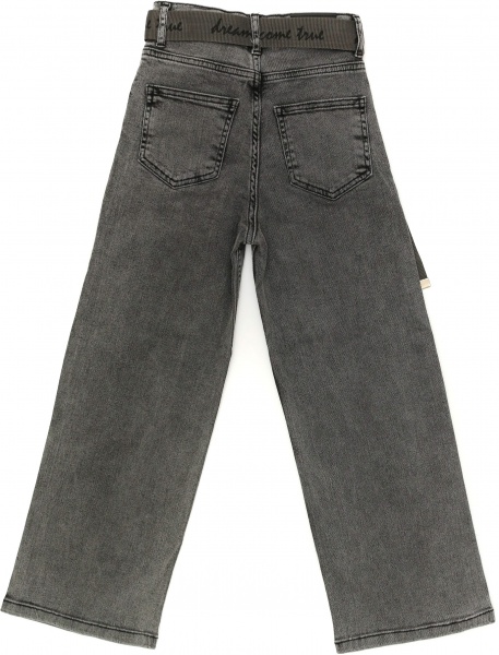 Джинсы Altun для девочки р.134 серый 30294 