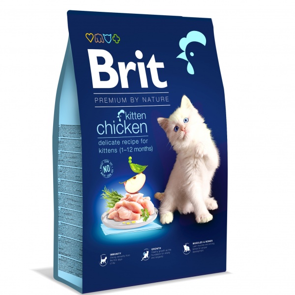 Корм сухий для кошенят Brit Premium з 1-12 місяців 8 кг