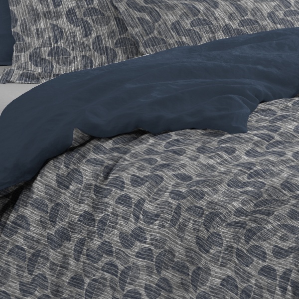 Комплект постільної білизни Acevedo 2 темно-синій Lameirinho 