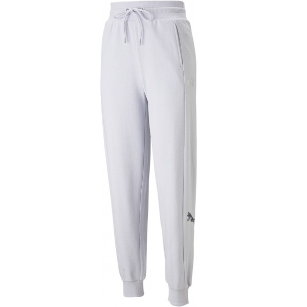 Брюки Puma PUMA POWER NOVA SHINE COLORBLOCK HIGH-WAIST PANTS TR 67444768 р. XS голубой