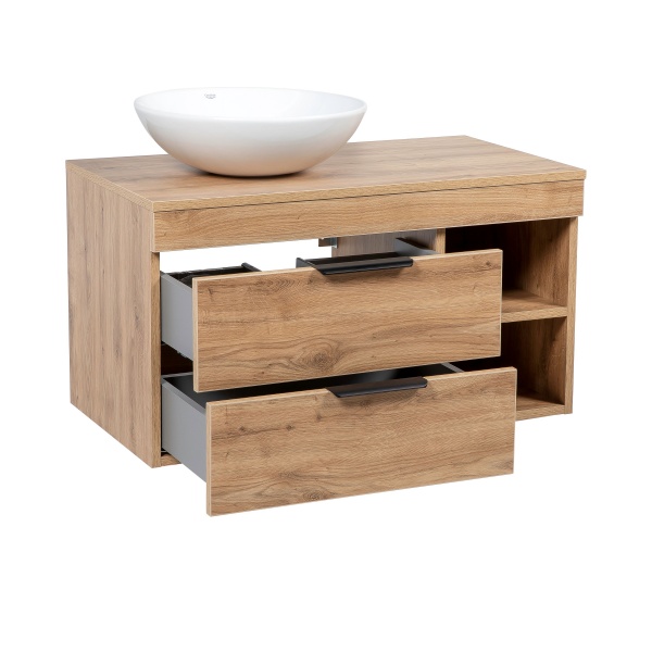 Тумба підвісна Aqua Rodos Атланта 90 см з умивальником Zero